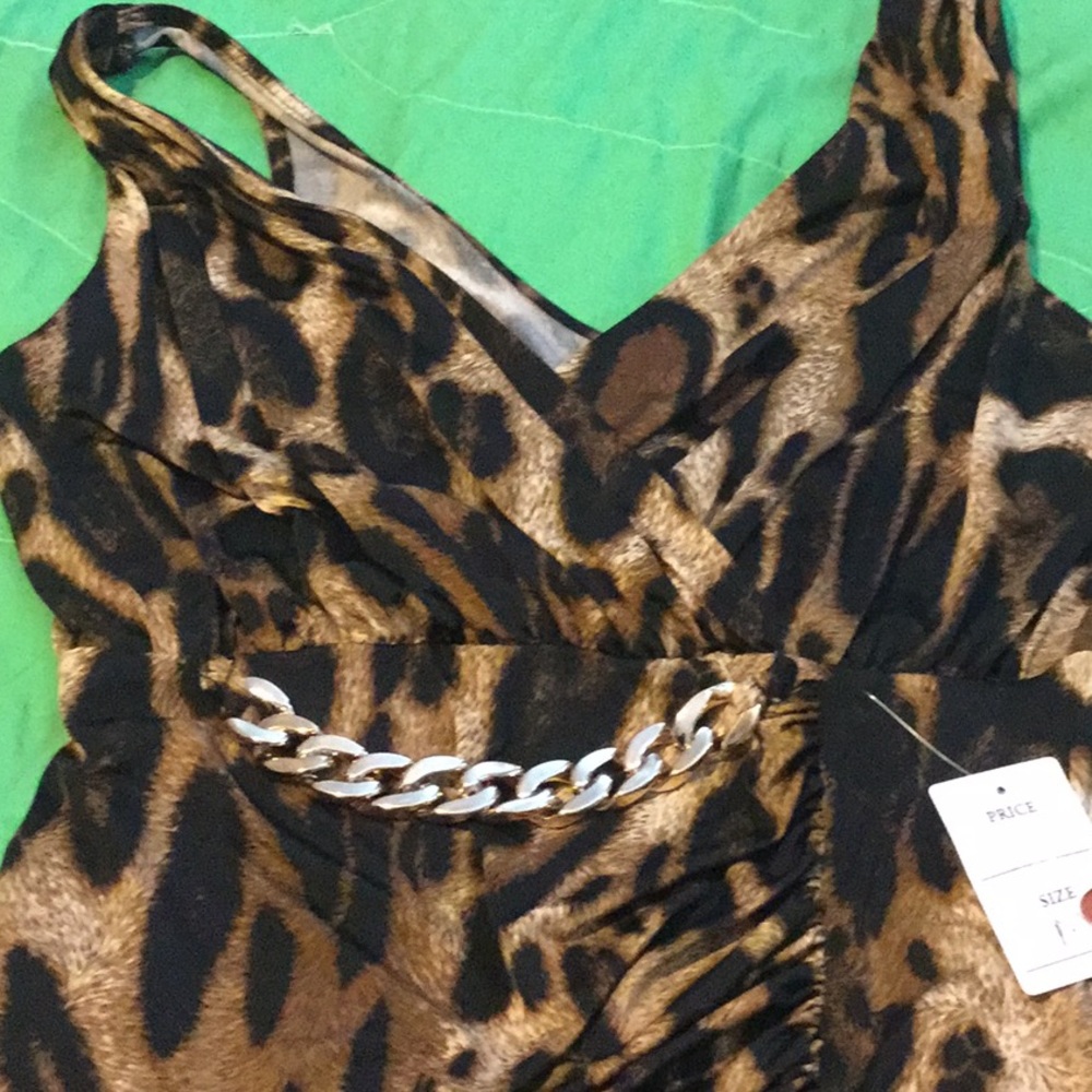 Sabora animal print -hi/ low dress